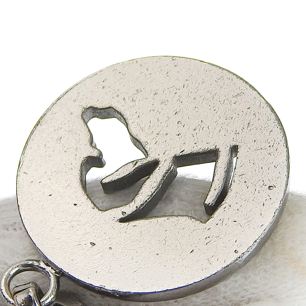 Hermes Amulet 4 Metal Charm Silver