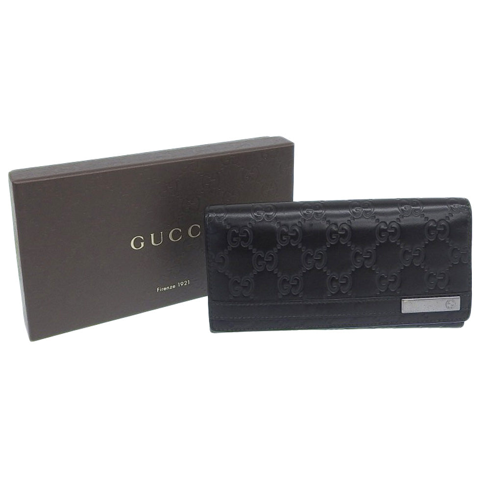 Gucci Microguccissima Continental Wallet  Leather Long Wallet 233112 in Very Good Condition