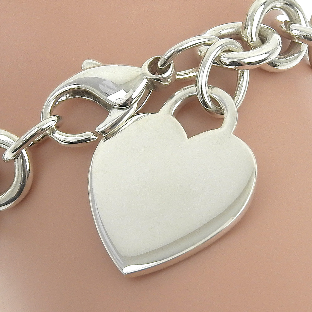 Tiffany & Co Silver 925 Heart Tag Bracelet