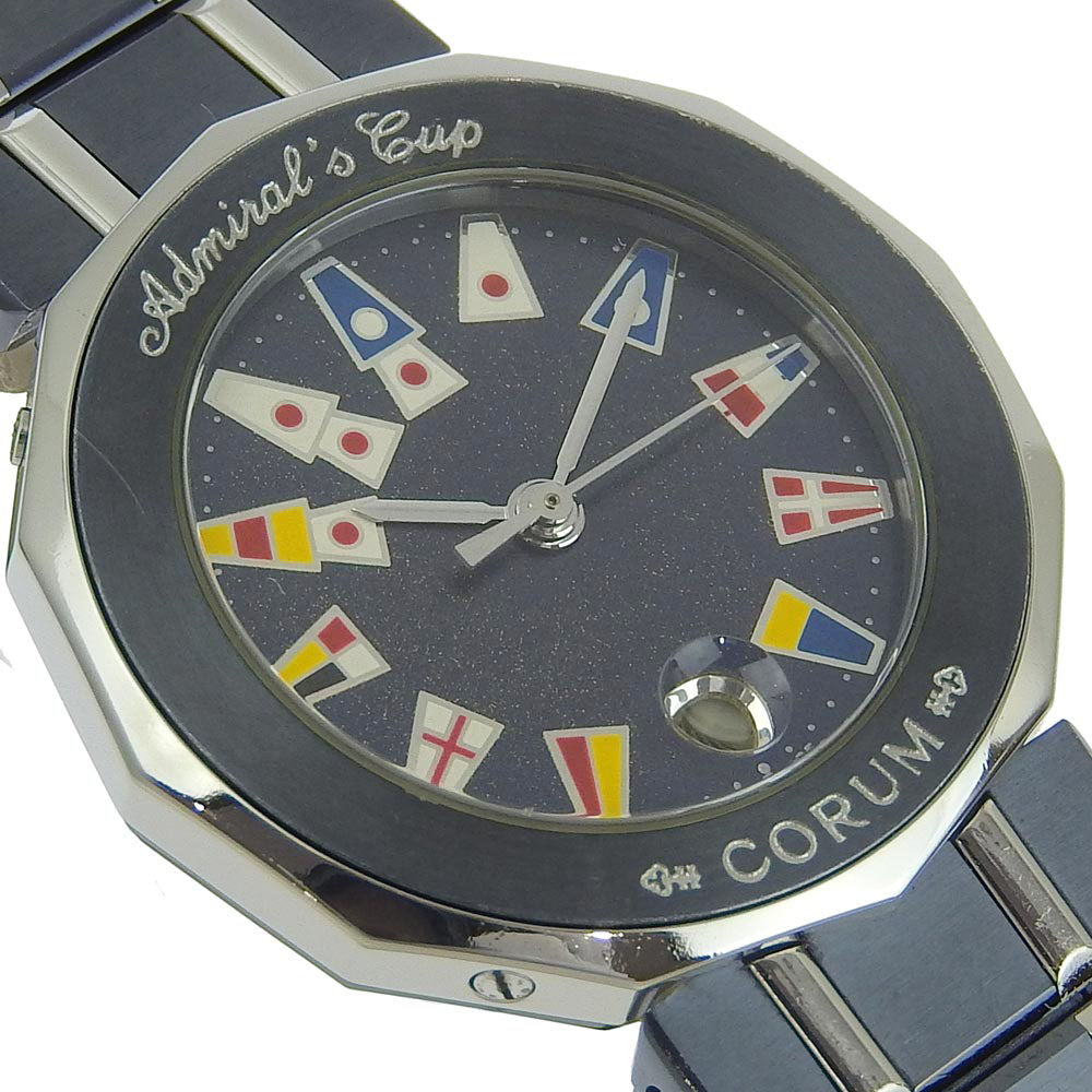 Corum Admiral's Cup Watch Stainless Steel Quartz