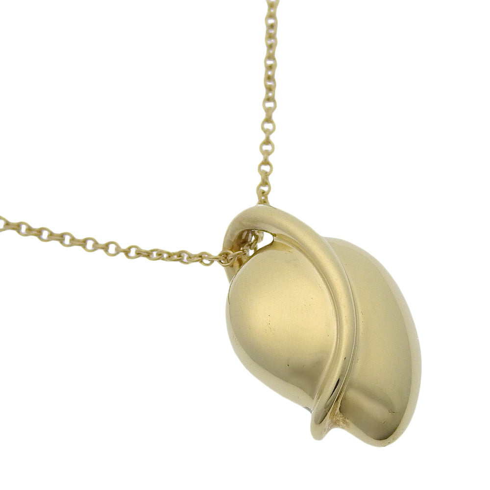 Tiffany Leaf Necklace K18 Yellow Gold