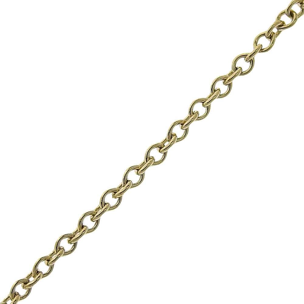 Tiffany Leaf Necklace K18 Yellow Gold