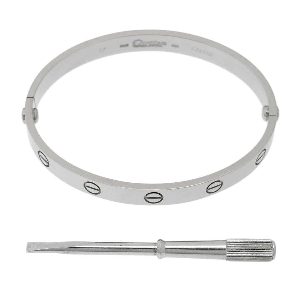 Cartier Love Bracelet K18 White Gold