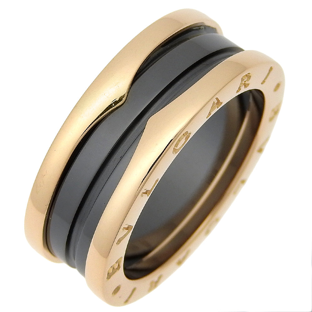 Bvlgari B-zero1 Ring K18 Pink Gold Ceramic