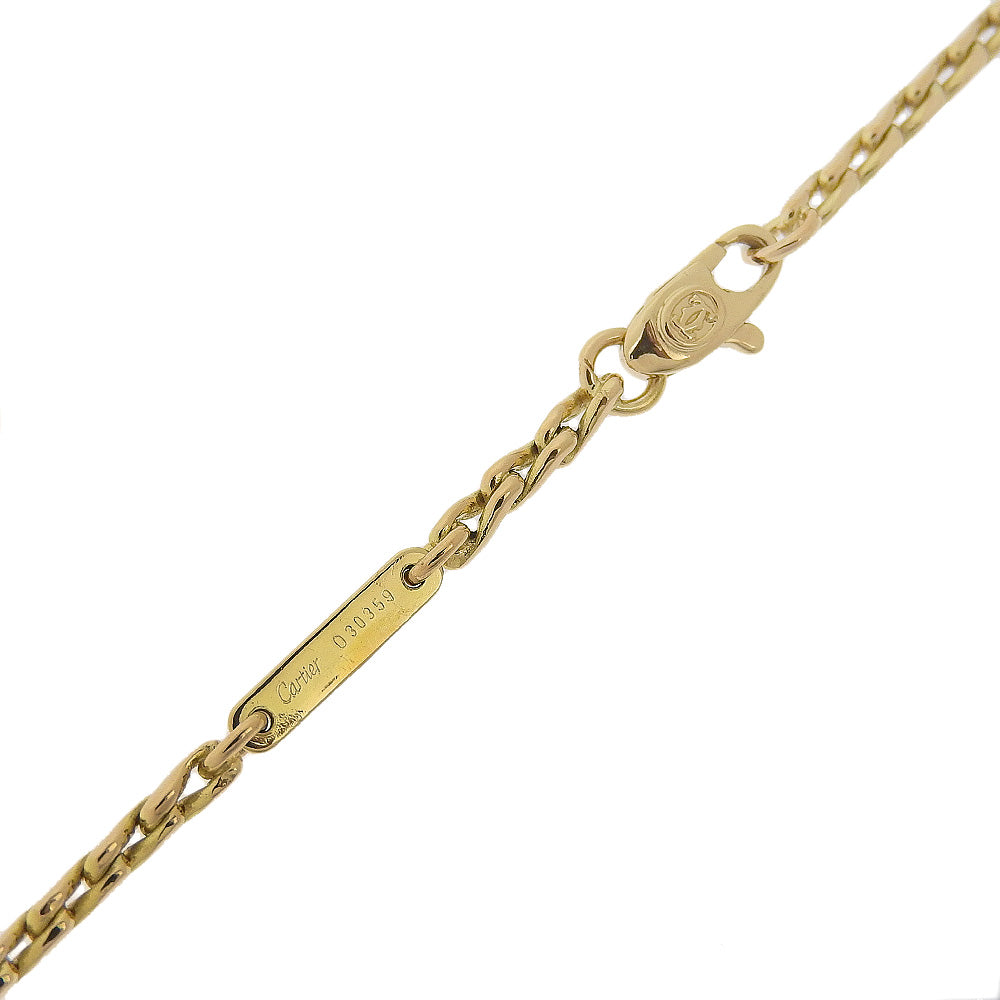 Cartier Heart Pave Necklace K18 Gold Diamond