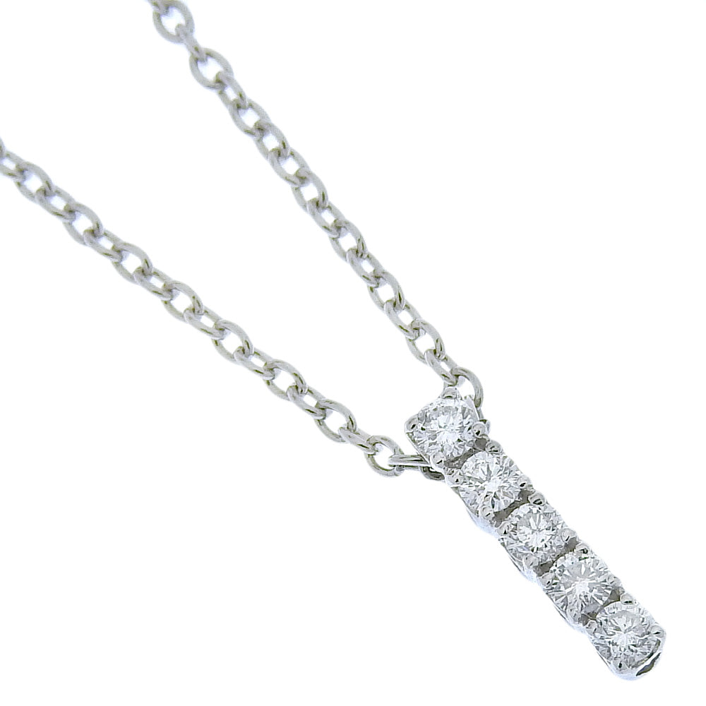 K18 White Gold Diamond Necklace