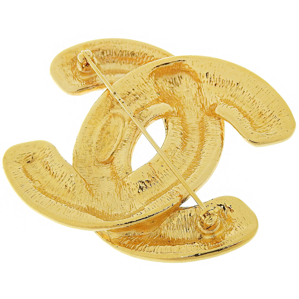 Chanel Gold Plated Coco Mark Brooch