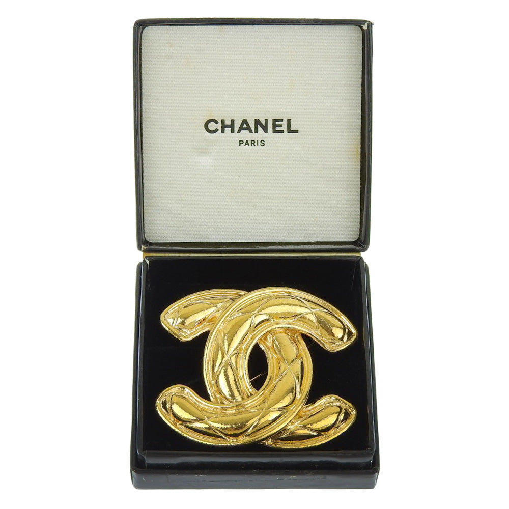 Chanel Gold Plated Coco Mark Brooch