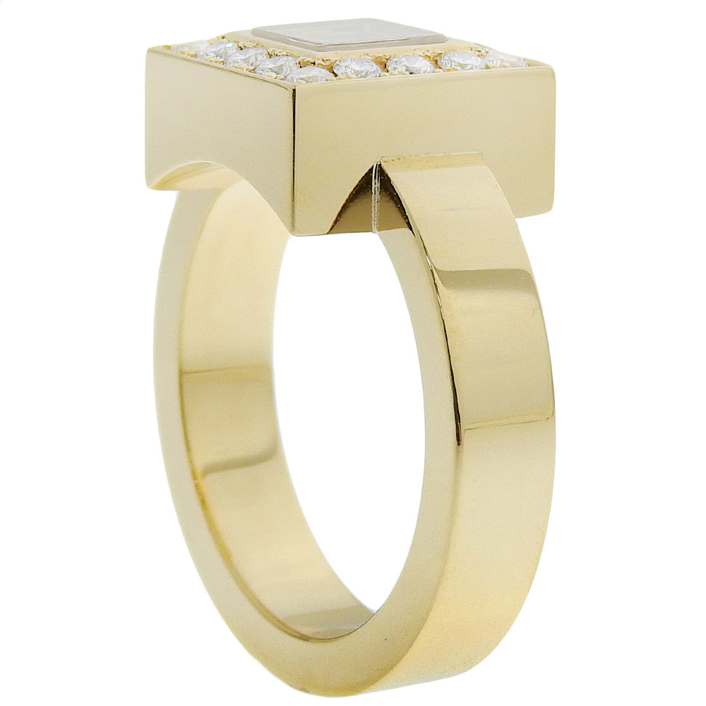 Chopard Happy Diamond Ring K18 Yellow Gold Diamond