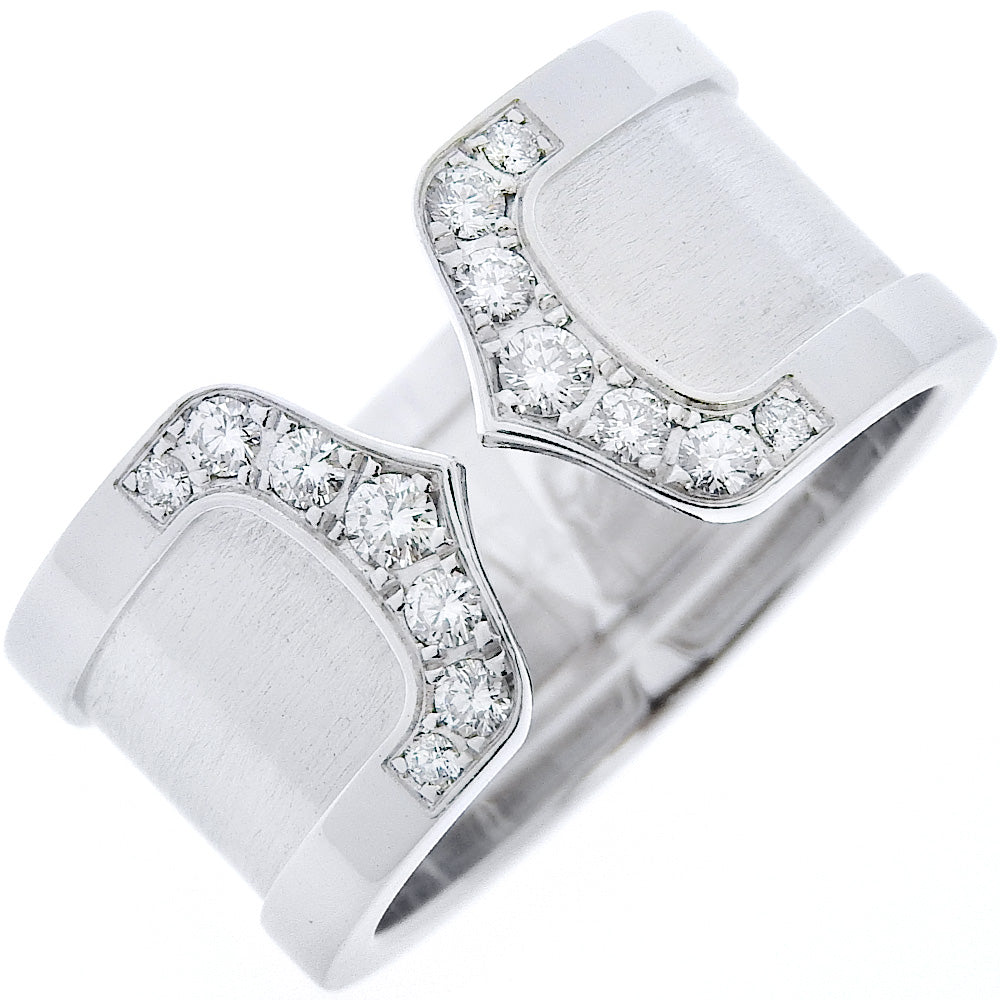 Cartier C2 Ring K18 White Gold Diamond