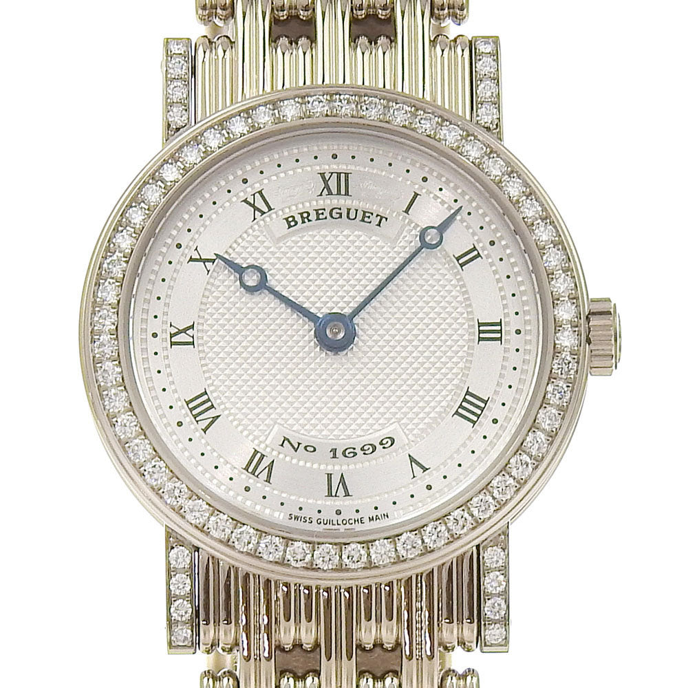 Breguet Classic 18K White Gold Diamond Watch