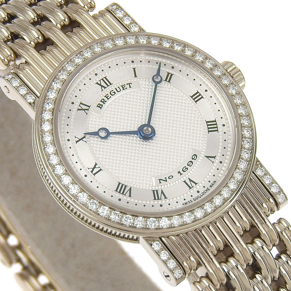 Breguet Classic 18K White Gold Diamond Watch