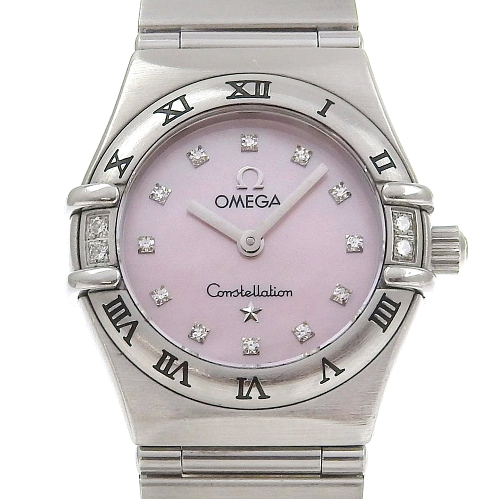 Omega Constellation Quartz Watch Stainless Steel