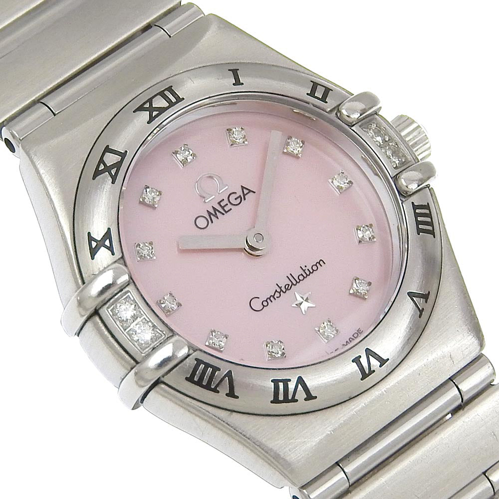 Omega Constellation Quartz Watch Stainless Steel