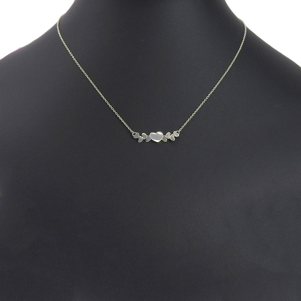 Tiffany Silver 925 Modern Heart Necklace