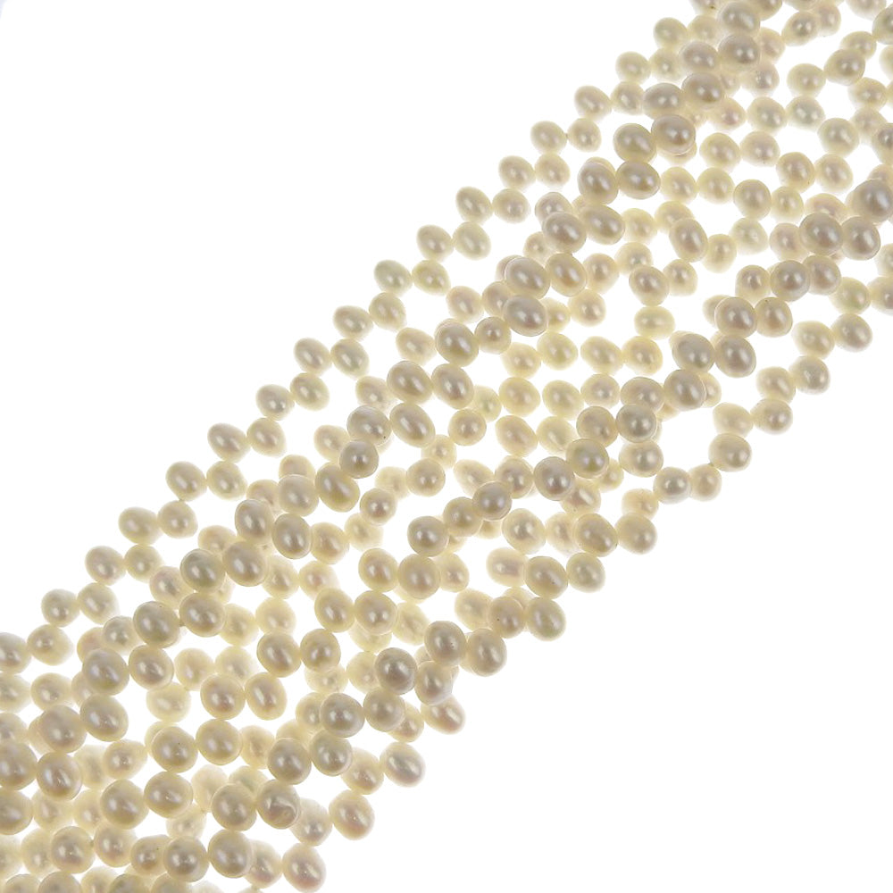 Tiffany Torsade 8-Strand Pearl Necklace Silver 925