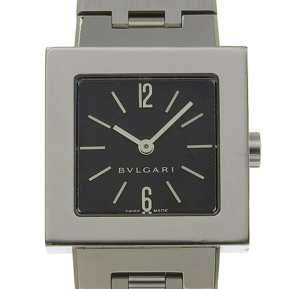 Bvlgari Quadrato Watch SQ22SS Stainless Steel Quartz