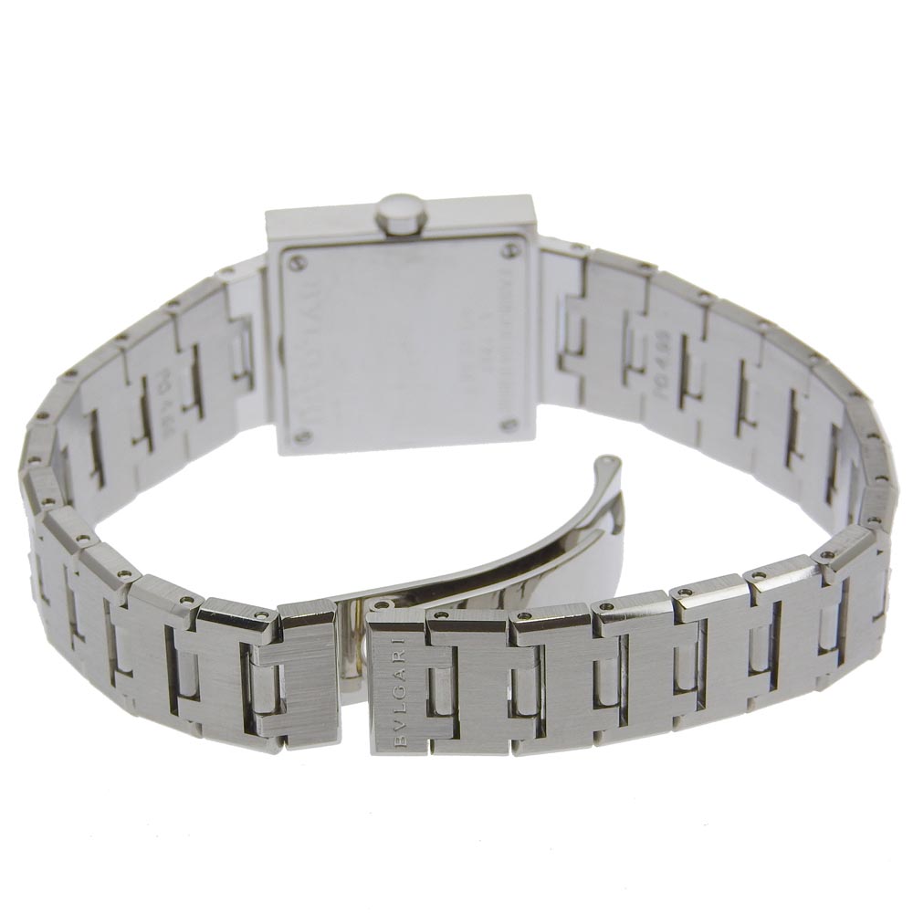 Bvlgari Quadrato Watch SQ22SS Stainless Steel Quartz