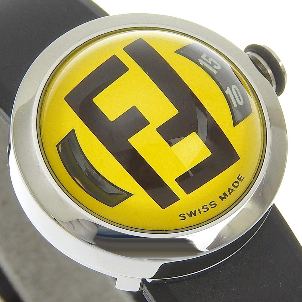 Fendi Bousra Watch Stainless Steel Rubber Quartz