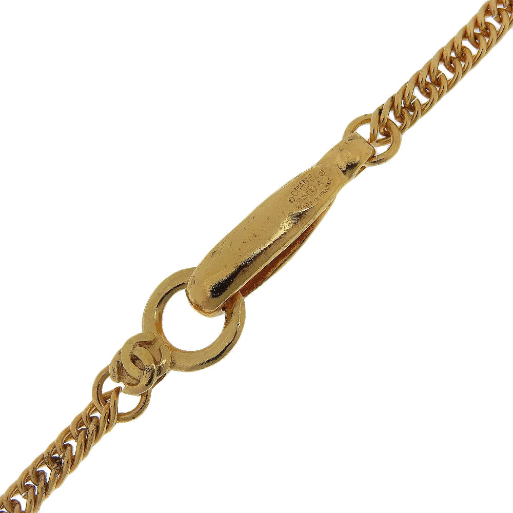 Chanel Coco Mark Necklace Gold Plated 98A