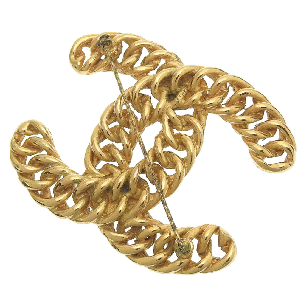 Chanel Coco Mark Gold Plated Brooch