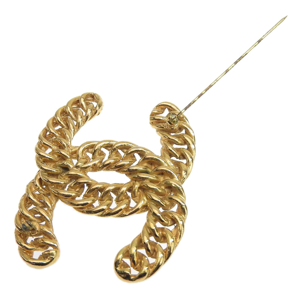 Chanel Coco Mark Gold Plated Brooch