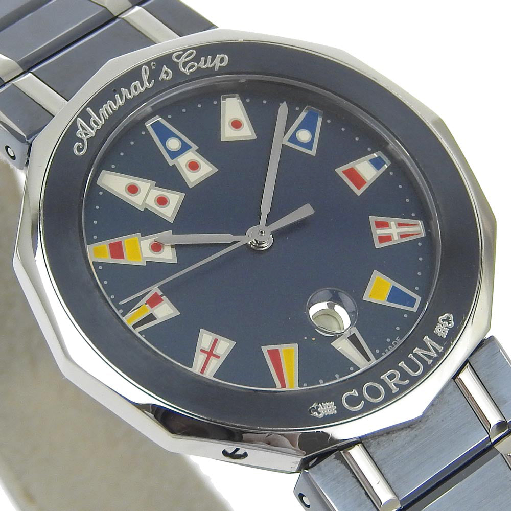 Corum Admiral's Cup Quartz Watch Navy Dial