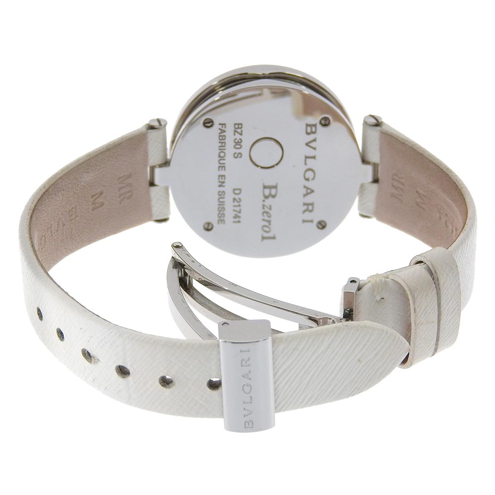 Bvlgari B-zero1 Watch Stainless Steel Leather Quartz