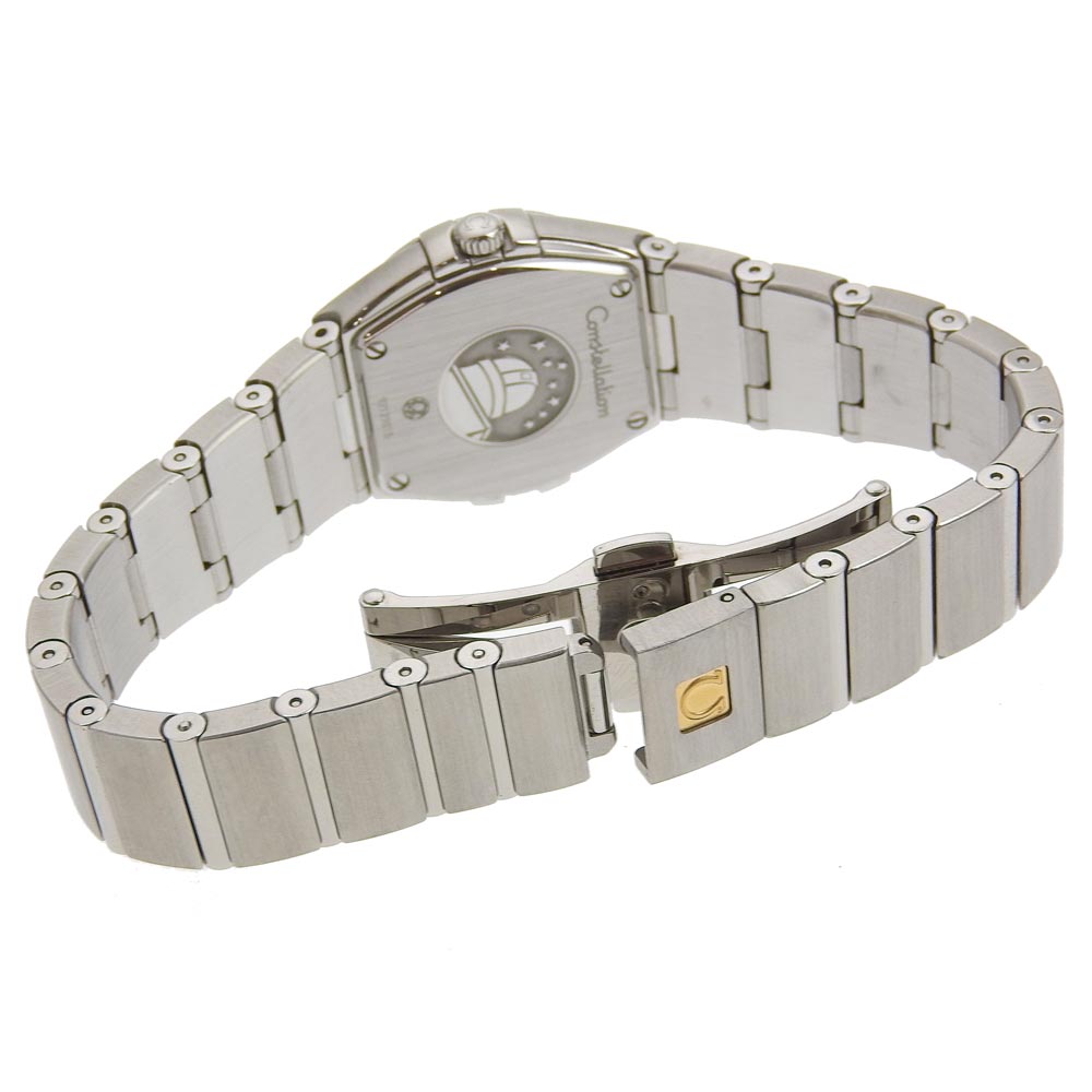 Omega Constellation Quartz Watch Stainless Steel Diamond