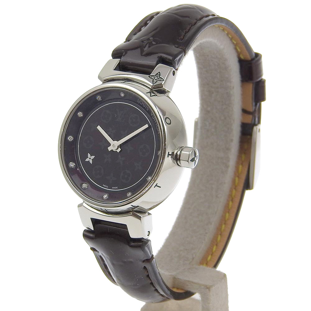 Louis Vuitton Tambour Watch Q12M3 Stainless Steel Quartz