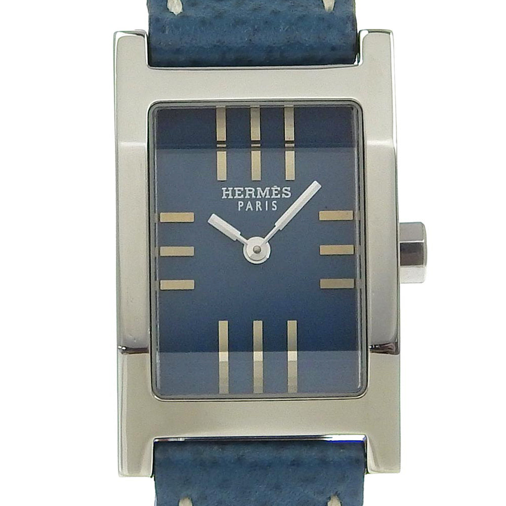 Hermes Tandem Quartz Watch Stainless Steel/Leather