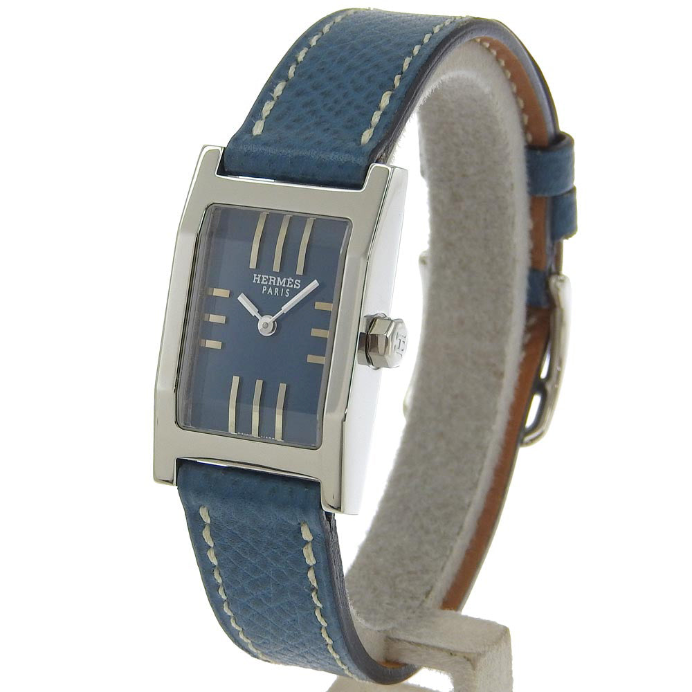 Hermes Tandem Quartz Watch Stainless Steel/Leather