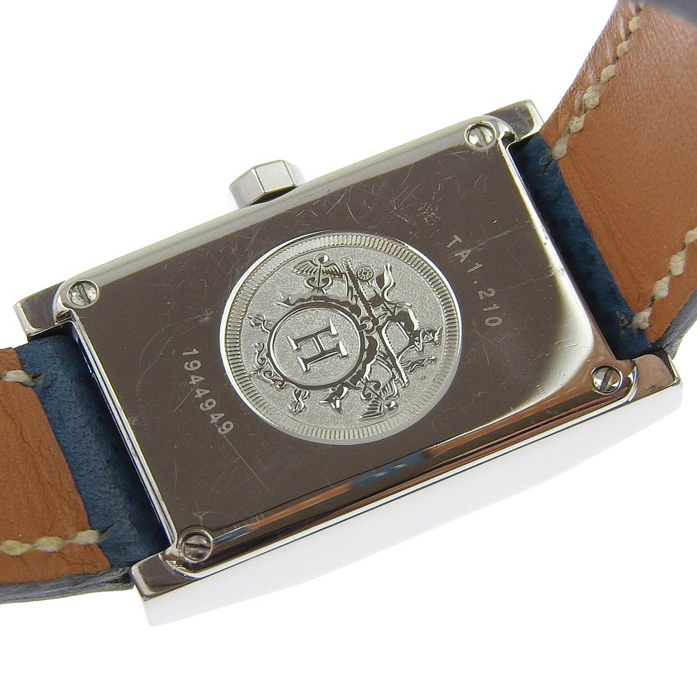 Hermes Tandem Quartz Watch Stainless Steel/Leather