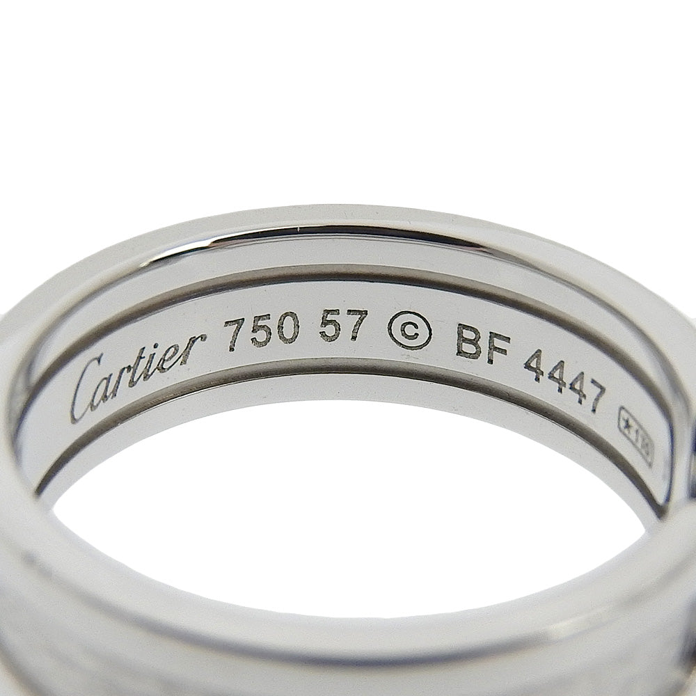 Cartier C2 Ring K18 White Gold #57