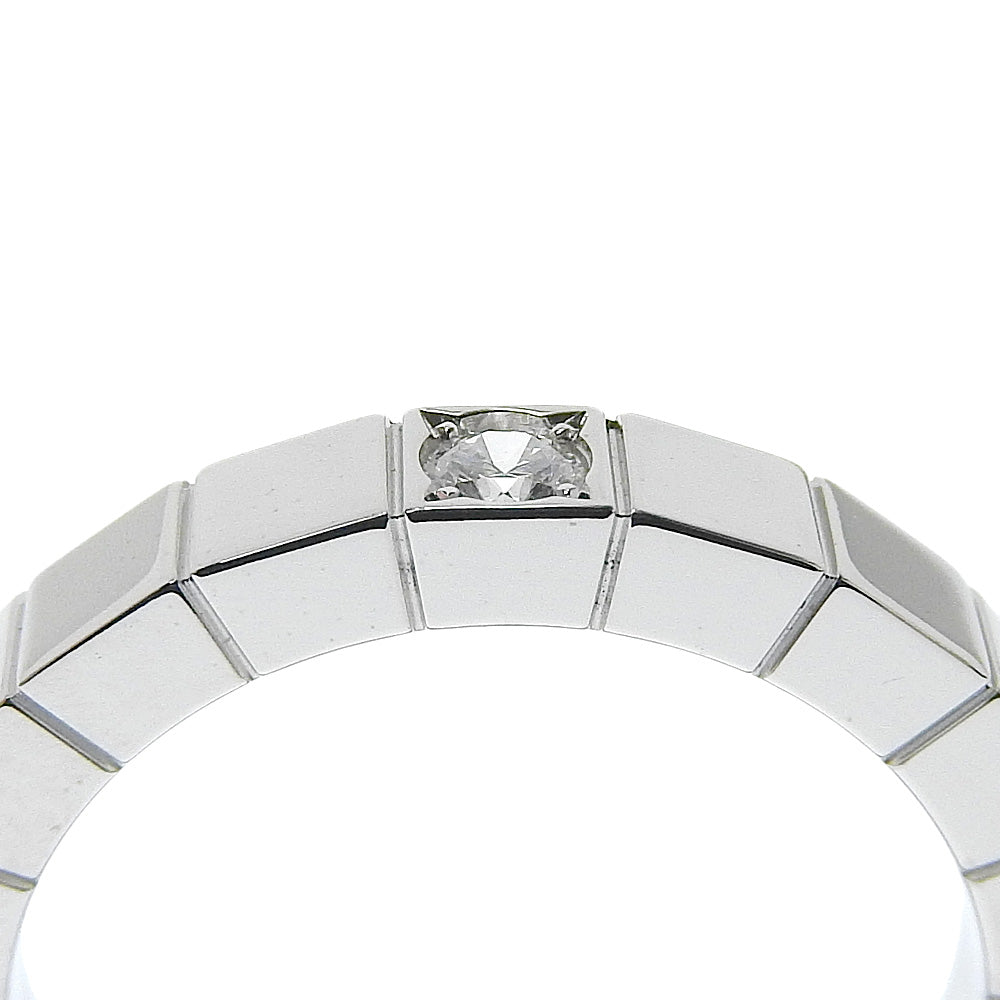 Cartier K18 White Gold Diamond Ring Size 8