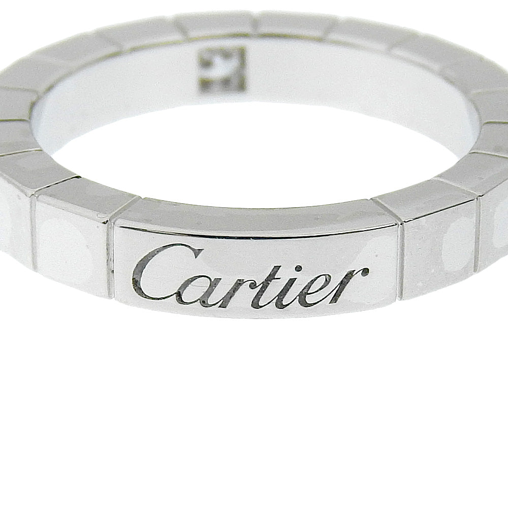 Cartier K18 White Gold Diamond Ring Size 8