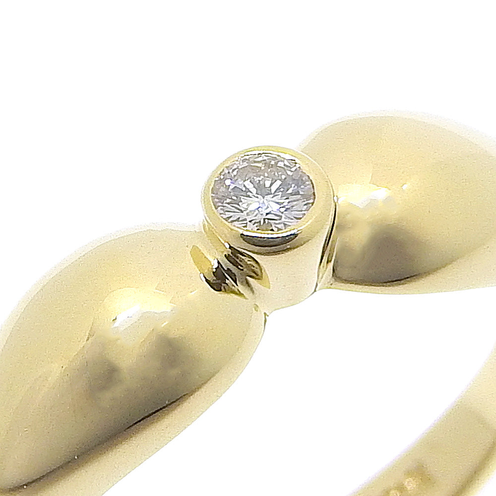 Tiffany K18 Yellow Gold Diamond Ring