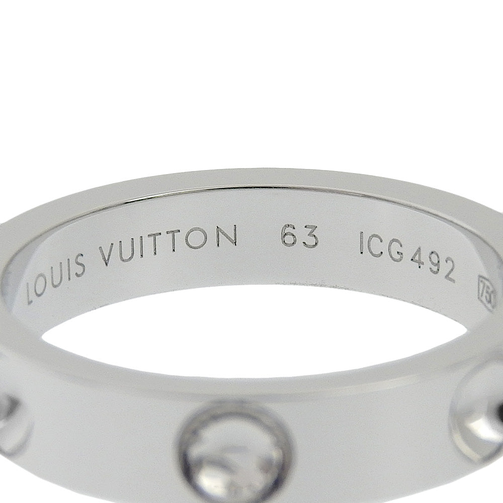 Louis Vuitton White Gold Ring 22.5