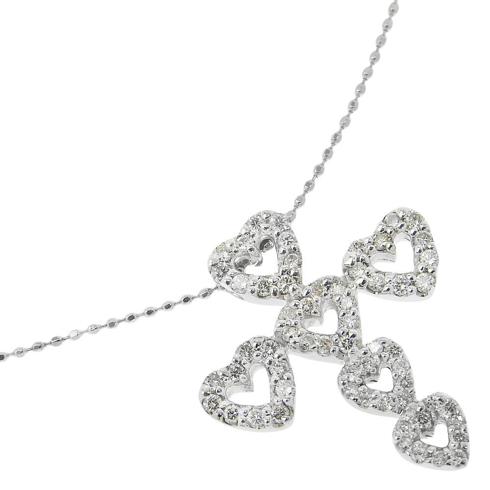 Ponte Vecchio K18 White Gold Diamond Necklace