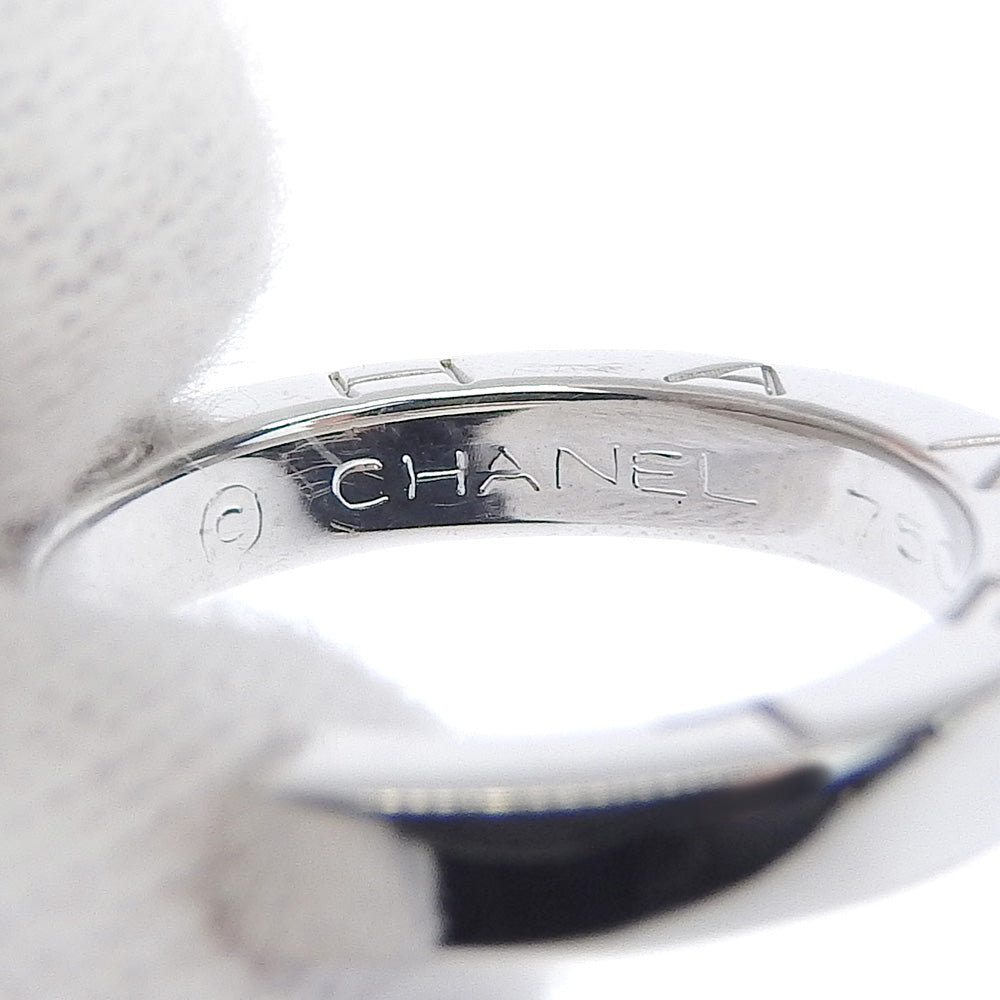 Chanel Signature Ring K18 White Gold 5.5