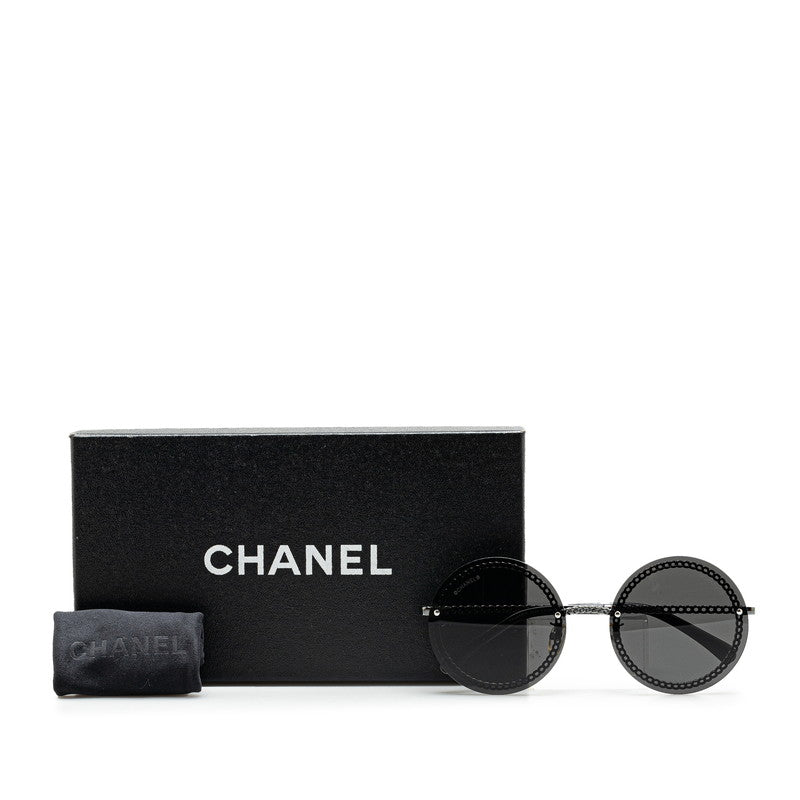 Chanel Coco Mark Round Chain Sunglasses