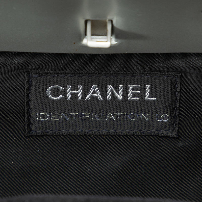 Chanel Wool Hip Bag Shoulder Bag Gray in Great Condition