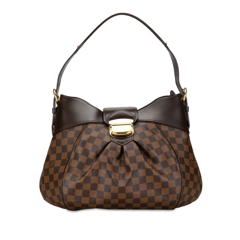 Louis Vuitton Damier Sistina MM Shoulder Bag N41541 Brown PVC Leather in Very Good Condition