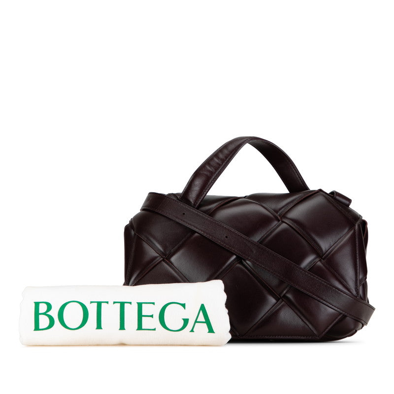 Bottega Veneta Maxi Intrecciato Leather Top Handle Shoulder Bag in Very Good Condition