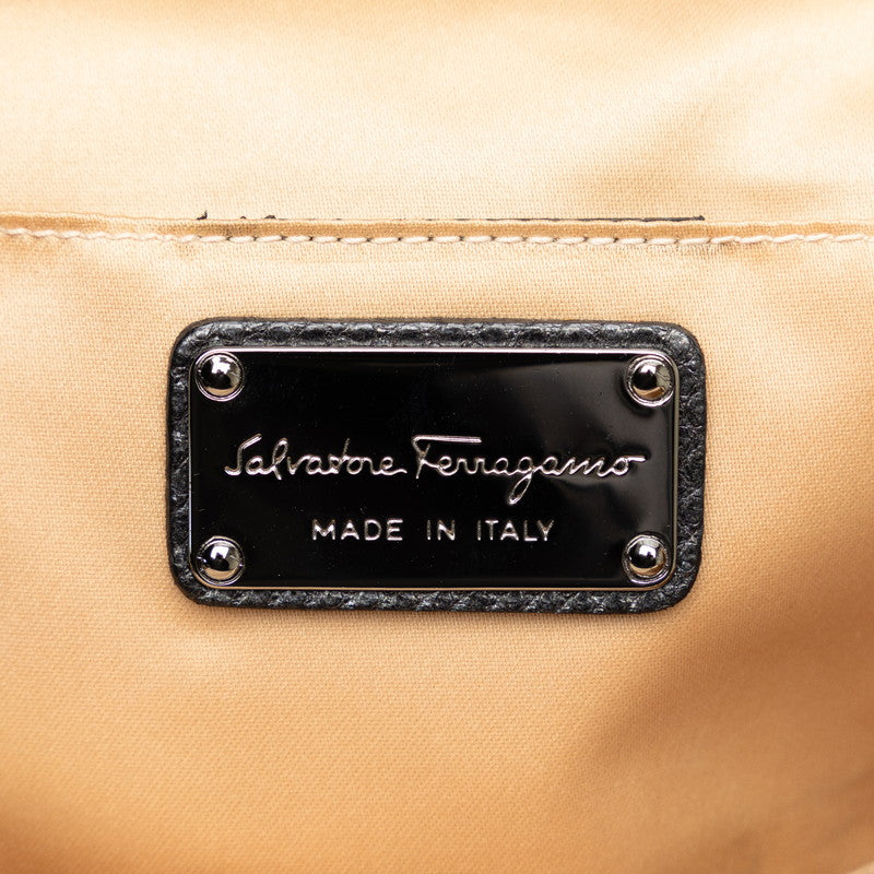 Salvatore Ferragamo Nylon Mini Chain Shoulder Bag