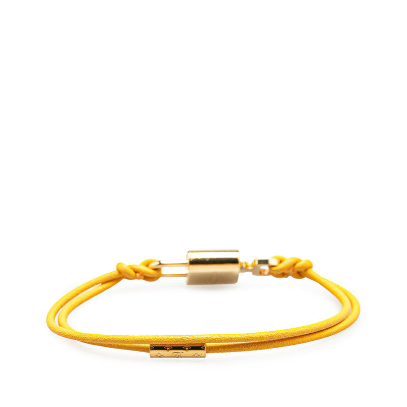 Louis Vuitton Padlock Bracelet M8519F Gold