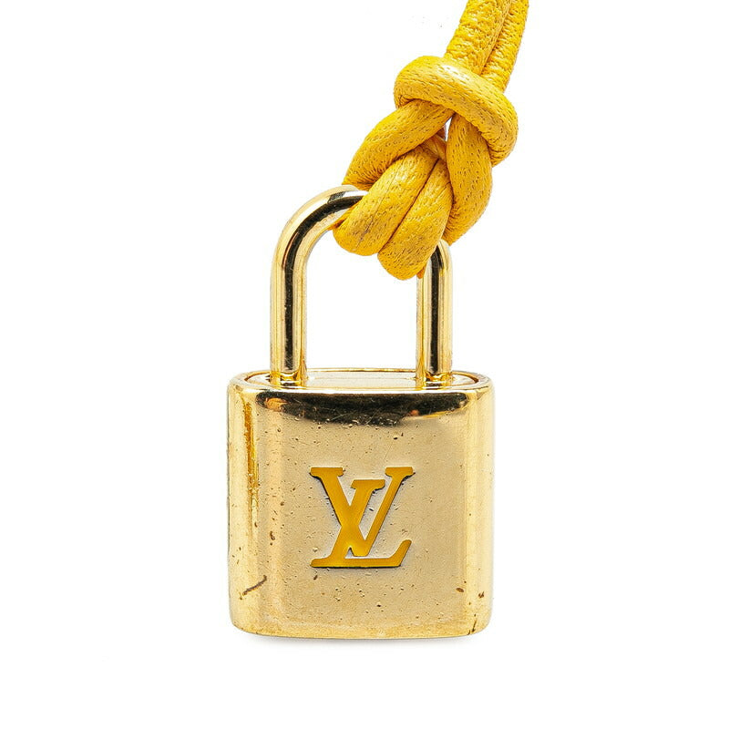 Louis Vuitton Padlock Bracelet M8519F Gold