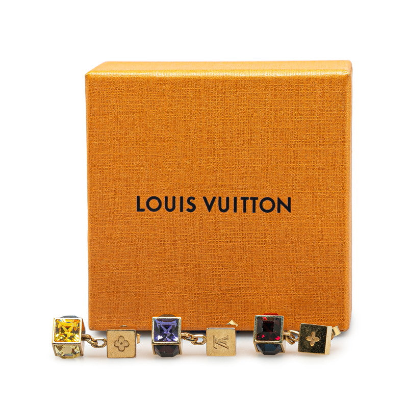 Louis Vuitton Gamble Earrings Set of 3 M67008 in Very Good Condition