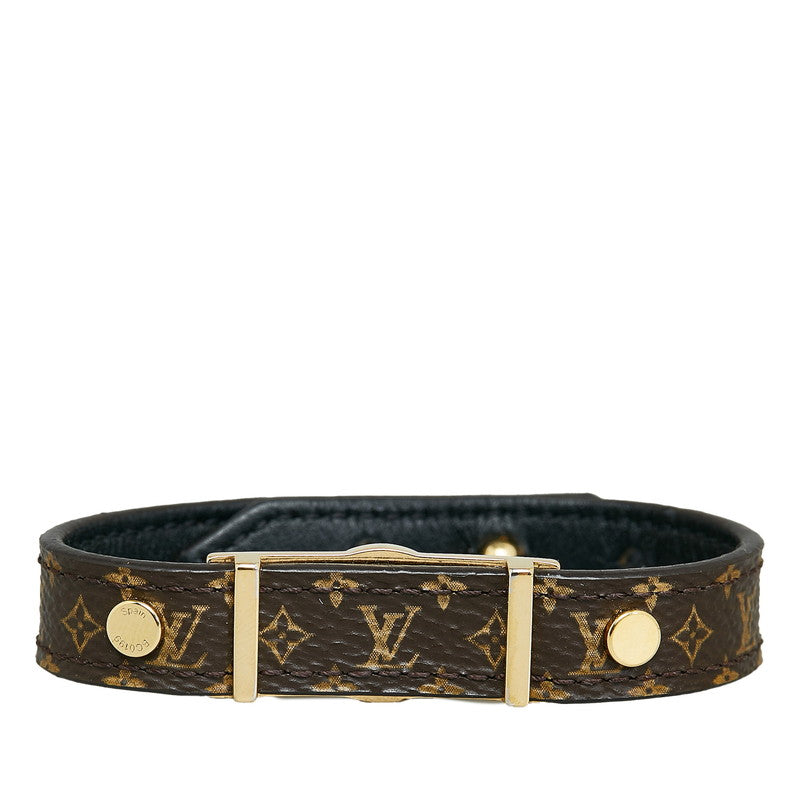 Louis Vuitton Monogram Dauphine Bracelet M6558F Brown PVC Leather in Very Good Condition