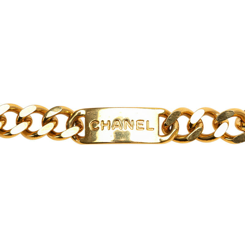 Chanel Coco Mark Medallion Chain Belt Gold